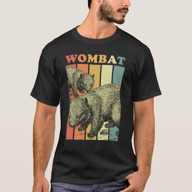 T-shirt Wombat rayé (Devant)