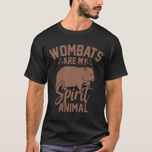 T-shirt Wombat spirituel (Devant)