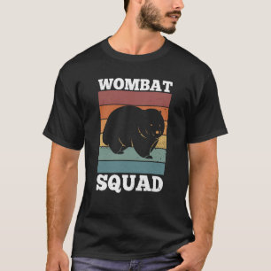 T-shirt Wombat Squad Nature Rodent Animaux sauvages