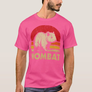T-shirt Wombat Sunset Wombat Lovers
