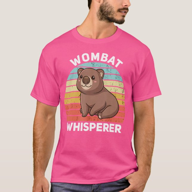 T-shirt Wombat Whisperer Funny Wombat Lover Wombat (Devant)