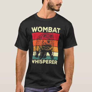 T-shirt Wombat Whisperer Wombat Dire Design