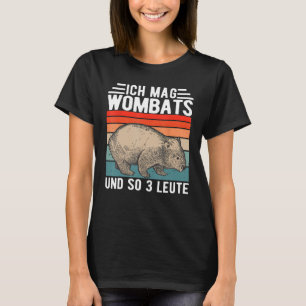 T-shirt Wombat Wombats Australie Cadeau Marsupial