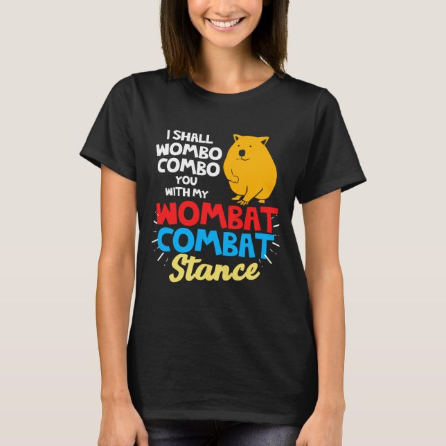 T-shirt Wombat Wombo Combo (Devant)