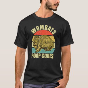 T-shirt Wombats Cubes Poop Pour Wombats