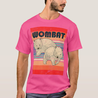 T-shirt Wombats Lover Outback Aussie Animal Australie Womb