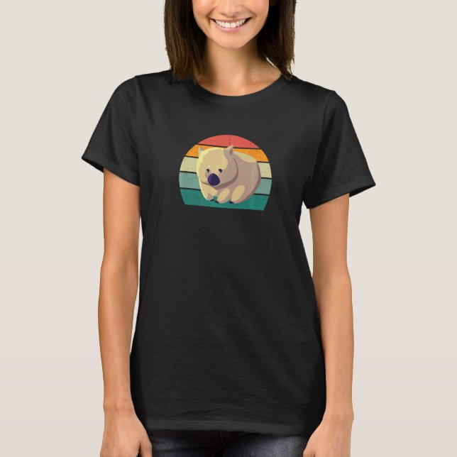 T-shirt wombats marsupial australia oceania animal combat  (Devant)