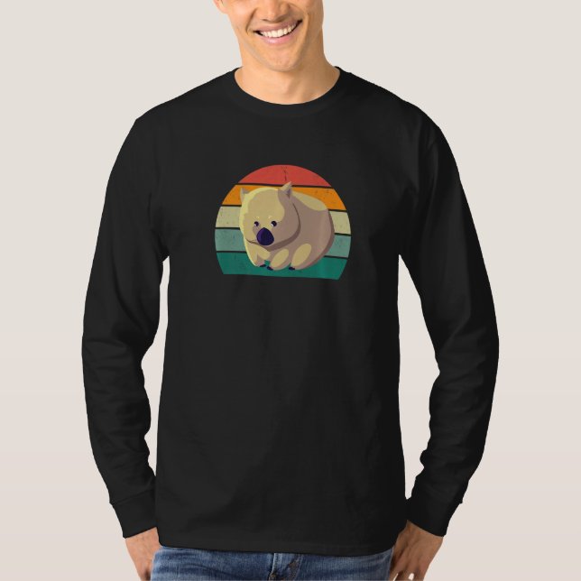 T-shirt wombats marsupial australia oceania animal combat  (Devant)