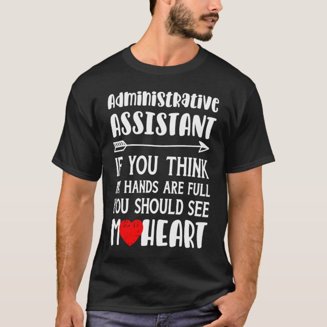 T-shirt Women Administrative Assistant (Devant)