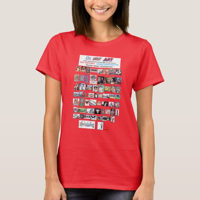 T-shirt Women Art History Complete (Devant)