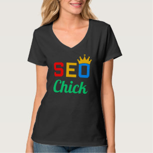 T-shirt Women SEO Chick Website Raning Manager Expert SE