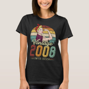 T-shirt WOMEN VINTAGE 2008 LIMITED EDITION