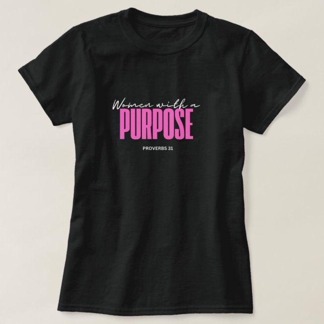 T-shirt Women with a purpose (Design devant)