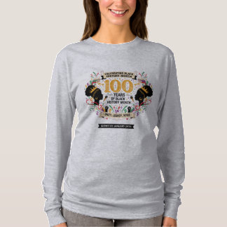 T-shirt Women's 100 Years Black History Centennial Tee