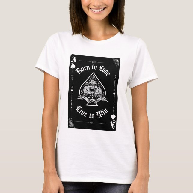 T-shirt Women's Ace of Spaces shirt (Devant)