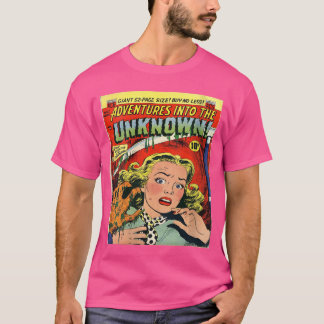 T-shirt Womens Adventures Intohe Unknown Vintage Horrorhri