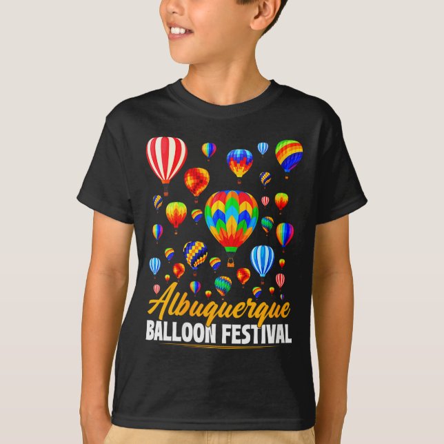 T-shirt Womens Albuquerque Hot Air Balloon Festival Balloo (Devant)