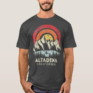 T-shirt Womens Altadena California Mountain Sunset Sunrise