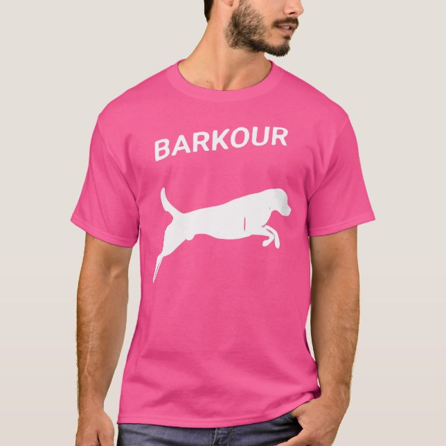 T-shirt Womens Barkour Dog Shirt - Funny Pun Parkour Dog T (Devant)