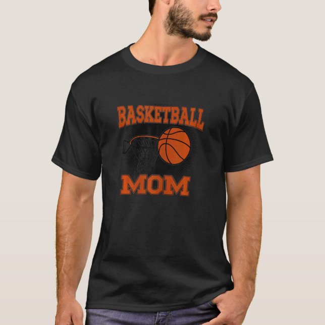 T-shirt Womens Basketball Mom (Devant)