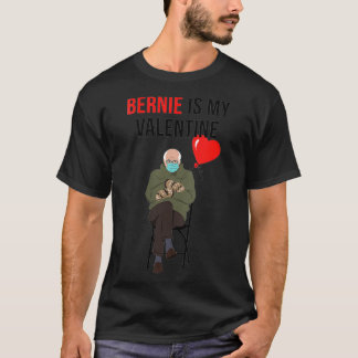 T-shirt Womens Bernie is my Valentin Funny Bernie Sanders