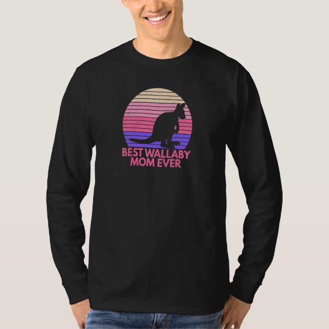 T-shirt Womens Best Wallaby Mom Ever For Your Wallaby Mom (Devant)