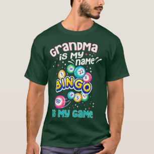 T-shirt Womens Bingo Grandma For Grandma Bingo Player Bin
