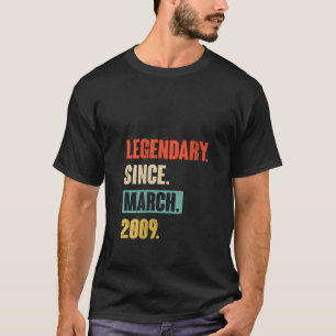 T-shirt Womens Birthday March 14Th Decoration 14 Years Old