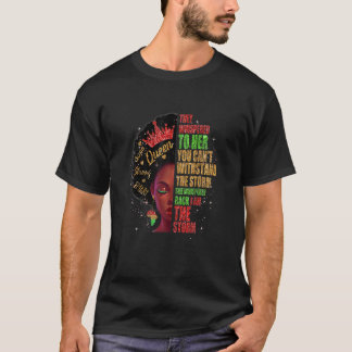 T-shirt Womens Black History Month Afro Melanin Queen Afri