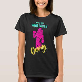 T-shirt Womens Boxing Girl Kickboxing Boxer 