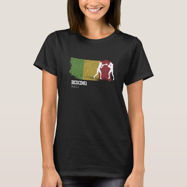T-shirt Womens Boxing Mali Combat Sports Fighter Boxing  1 (Devant)