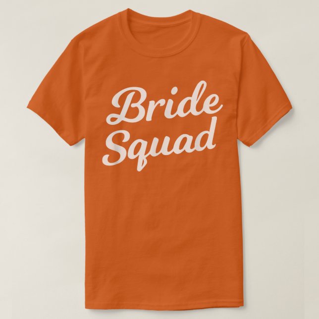 T-shirt Women's Bride Squad Bachelorette, Bridal Shower T  (Design devant)