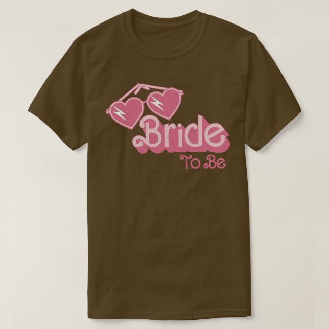 T-shirt Womens Bride To Be Wedding Engagement Bridal Party (Design devant)