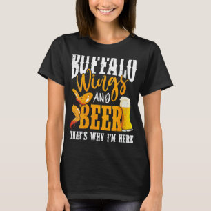T-shirt Womens Buffalo Wings Fried Chicken Hot Wing Sauce