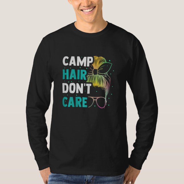 T-shirt Womens Camping Outfit  Camper Camp (Devant)