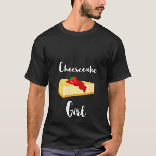 T-shirt Womens Cheesecake Girl Sweet Cheese Cake Dessert C