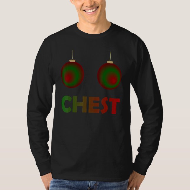 T-shirt Womens Chest Nuts Chestnuts Christmas Matching Cou (Devant)