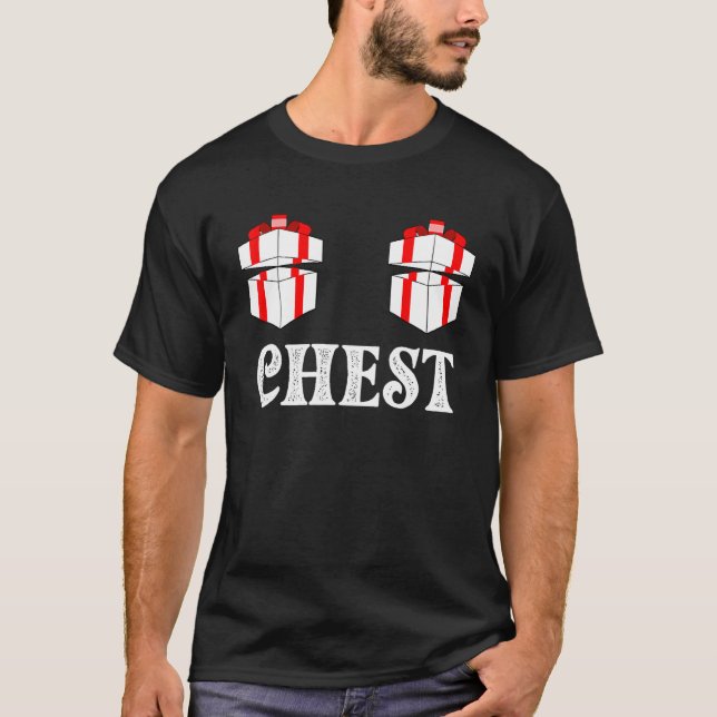 T-shirt Womens Chest Nuts Matching Chestnuts Christmas Cou (Devant)