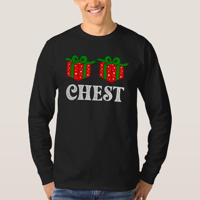 T-shirt Womens Chest Nuts Matching Chestnuts Christmas Cou (Devant)