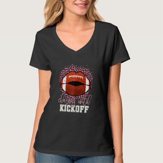 T-shirt Womens Classy Until Kickoff American Football Wome (Devant)