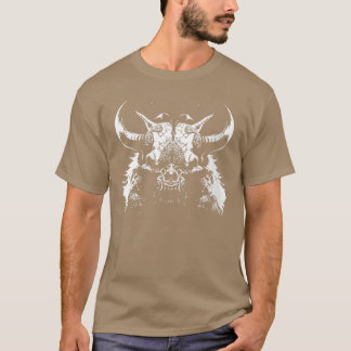 T-shirt Womens Creepy Zombie Horror Monsteraurus Steampunk