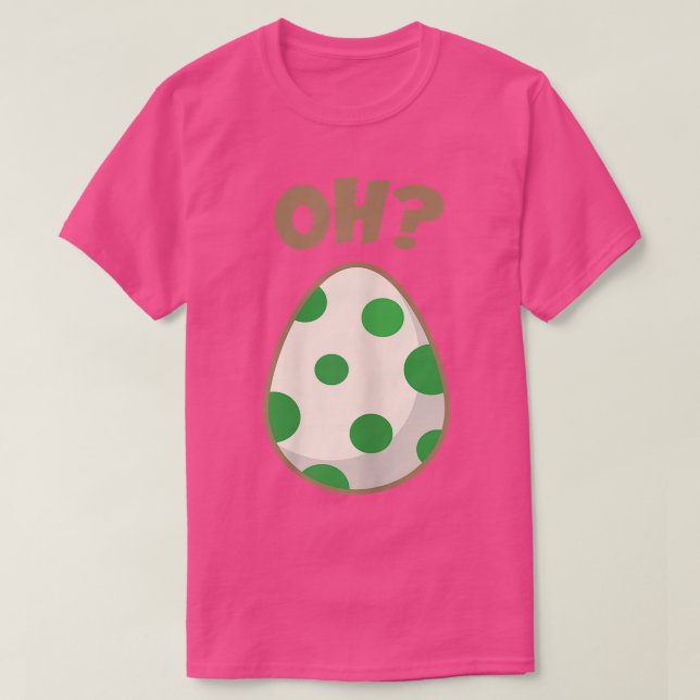 T-shirt Womens Cute Egg  Oh  (Design devant)
