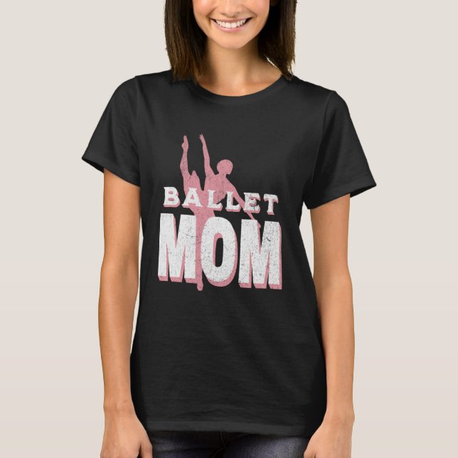 T-shirt Womens Dance Mom Ballet Dancer Ballerina Dancing M (Devant)