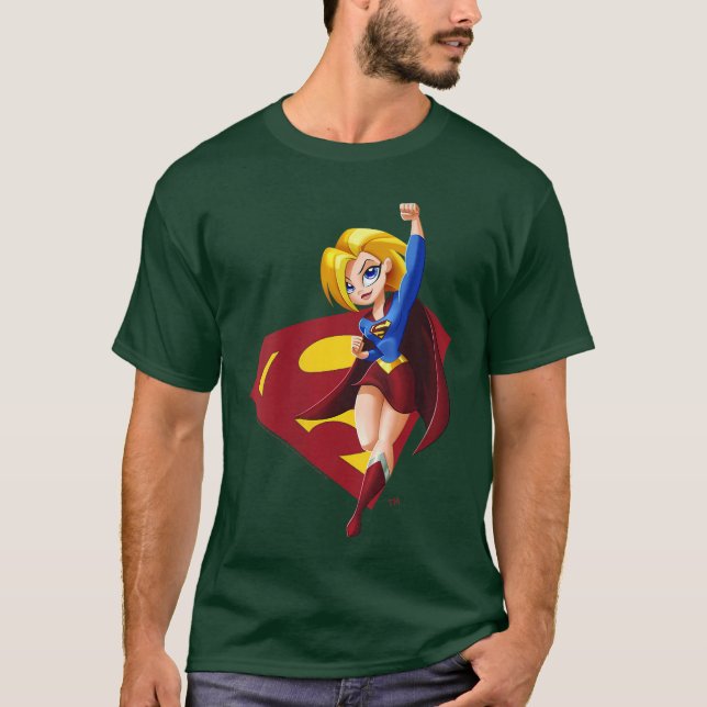 T-shirt Womens DC Comics Super Hero Girls Supergirl VNeck  (Devant)