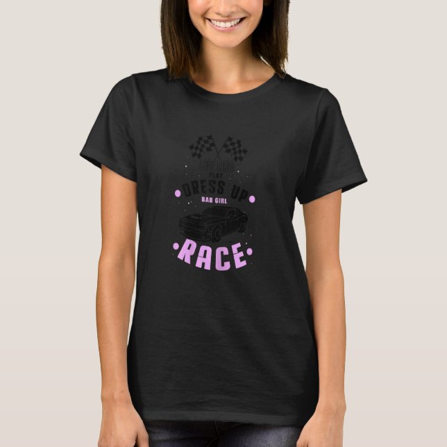 T-shirt Womens Dirt Track Racing Designs for Race Track an (Devant)