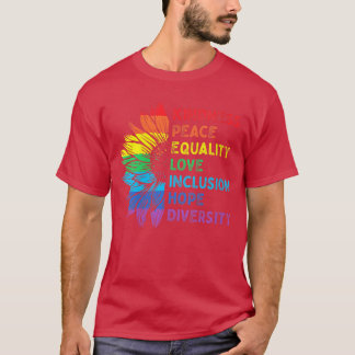 T-shirt Womens Diversity Inclusion Equality Human Rights R