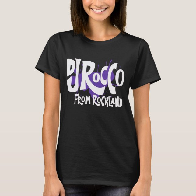 T-shirt Women's DJ Rocco From Rockland Logo White (Devant)