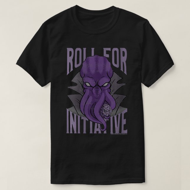 T-shirt Womens Dungeons & Dragons Illithid Roll Pour Initi (Design devant)