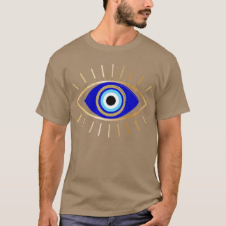 T-shirt Womens Evil Eye Protection VNeck vintage