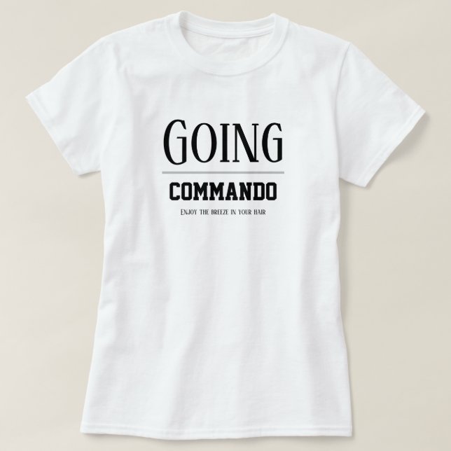T-shirt Women's Fashion College Sports ALLER COMMANDO T-S (Design devant)